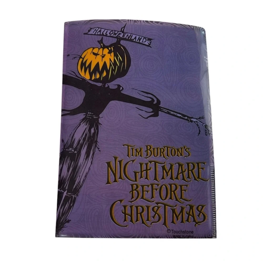 Vintage Y2K The Nightmare Before Christmas Stationary Set Halloween 90s Goth NWT